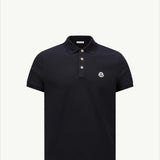 Logo Patch Cotton Polo Shirt