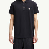 Logo Patch Cotton Polo Shirt