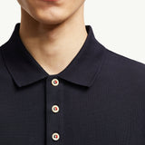 Logo Patch Cotton Polo Shirt