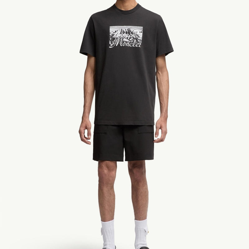 Mountain Logo Cotton T-Shirt