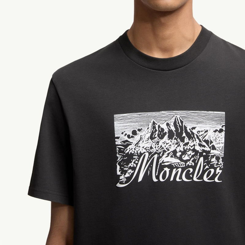 Mountain Logo Cotton T-Shirt