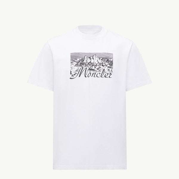 Mountain Logo Cotton T-Shirt