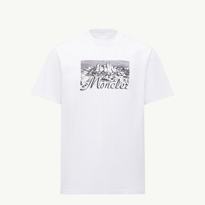 Mountain Logo Cotton T-Shirt