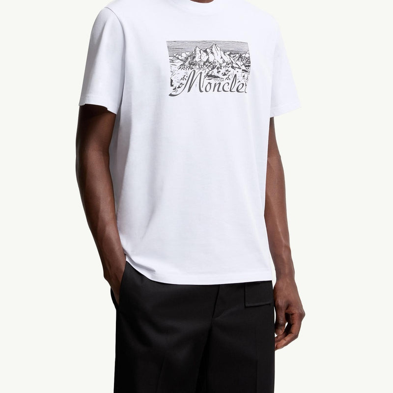 Mountain Logo Cotton T-Shirt