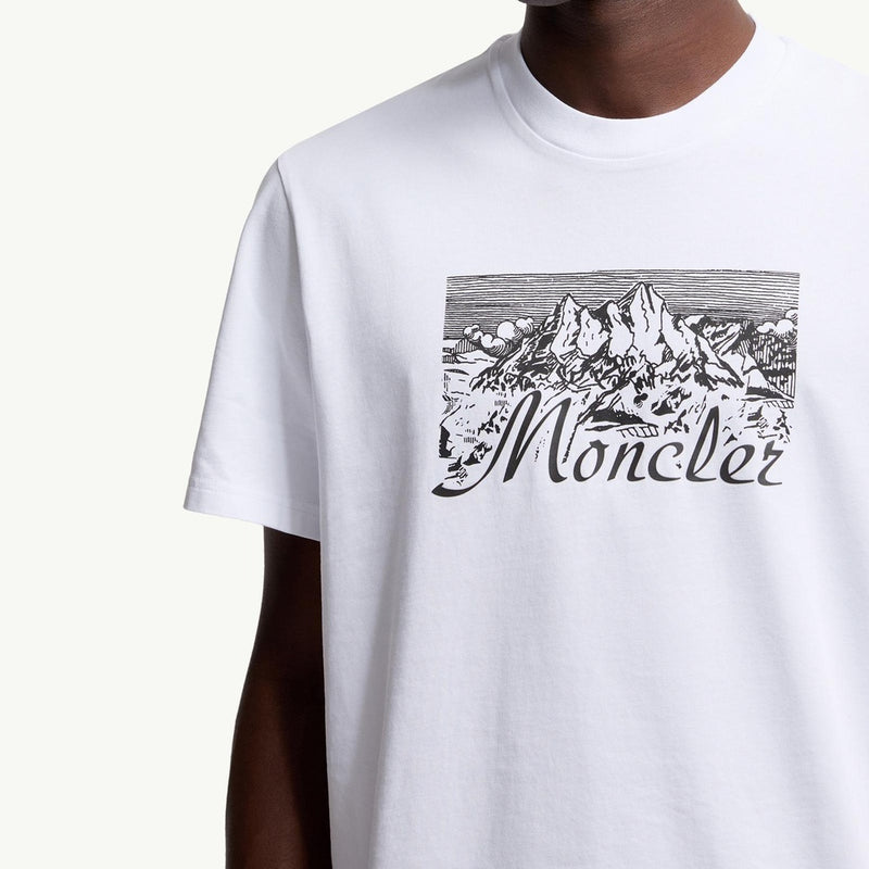 Mountain Logo Cotton T-Shirt