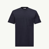 Logo Cotton & Silk T-Shirt with Pocket