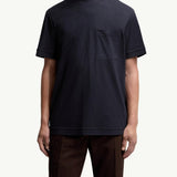 Logo Cotton & Silk T-Shirt with Pocket