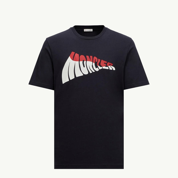 Wave Logo Cotton T-Shirt