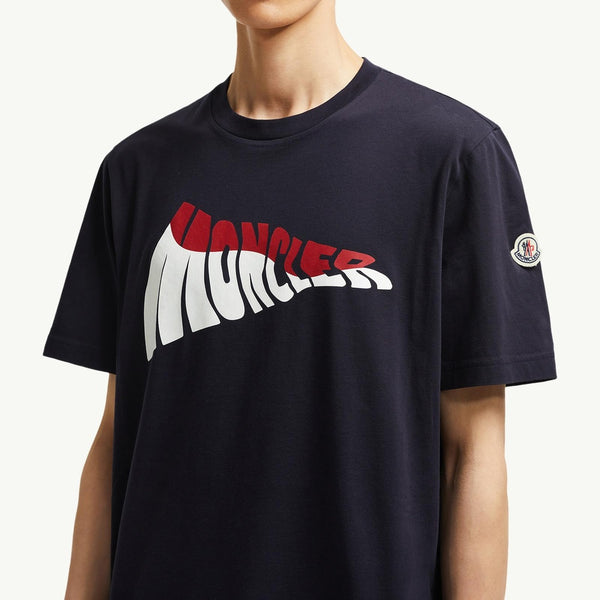 Wave Logo Cotton T-Shirt