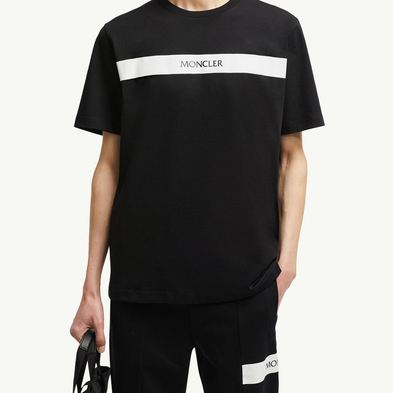 Rubberised Logo Cotton T-Shirt