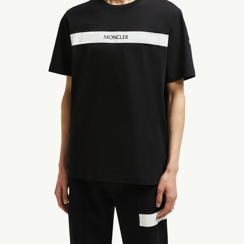 Rubberised Logo Cotton T-Shirt