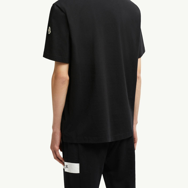 Rubberised Logo Cotton T-Shirt