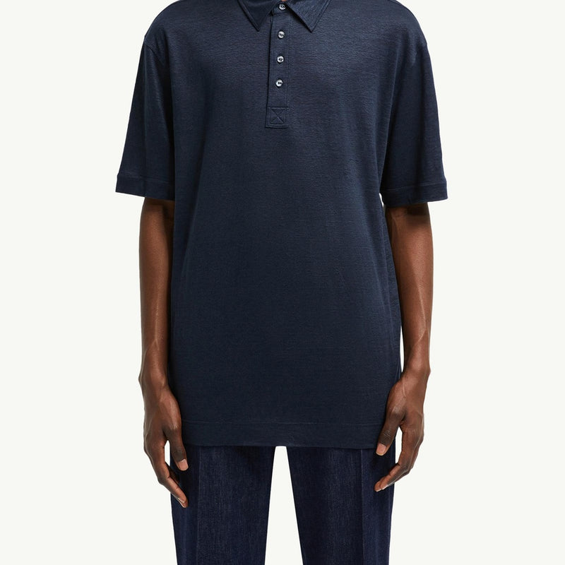 Linen Polo Shirt