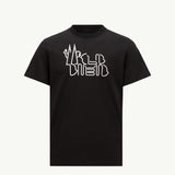 Curved Logo Cotton T-Shirt