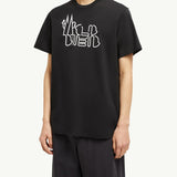Curved Logo Cotton T-Shirt