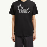 Curved Logo Cotton T-Shirt