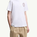 Overlapped Logo Cotton T-Shirt