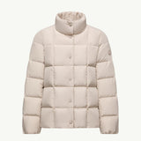 Cochevinne Square-Quilted Short Down Jacket