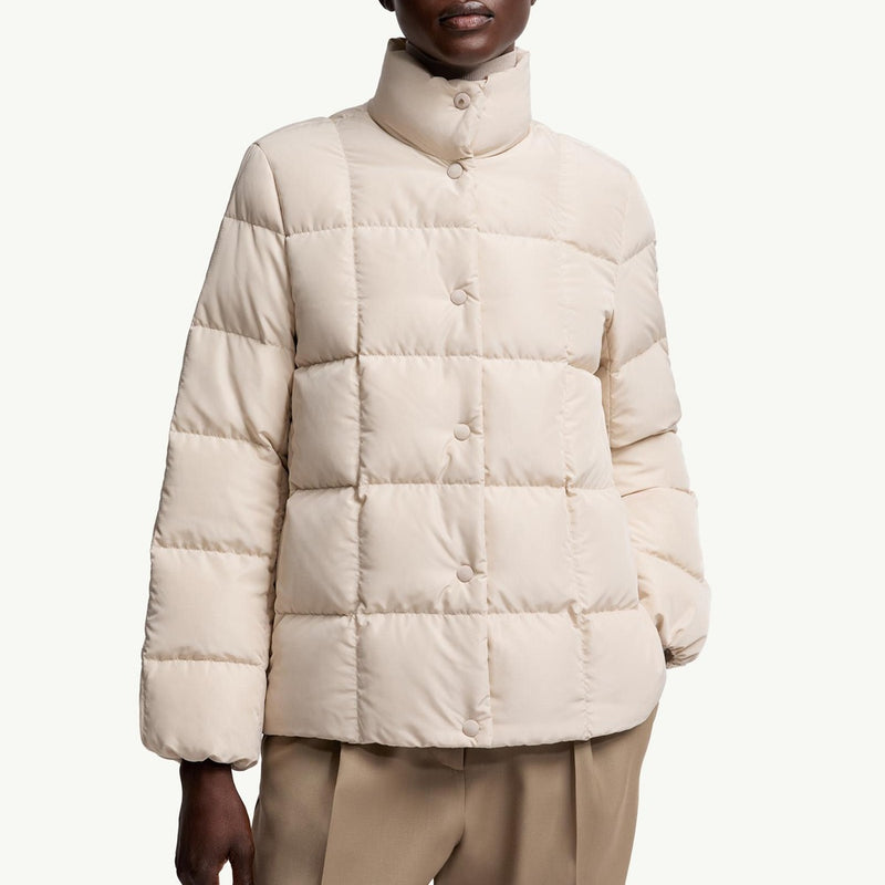 Cochevinne Square-Quilted Short Down Jacket