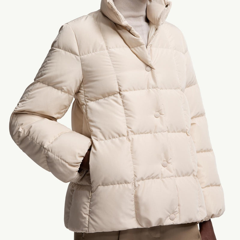 Cochevinne Square-Quilted Short Down Jacket
