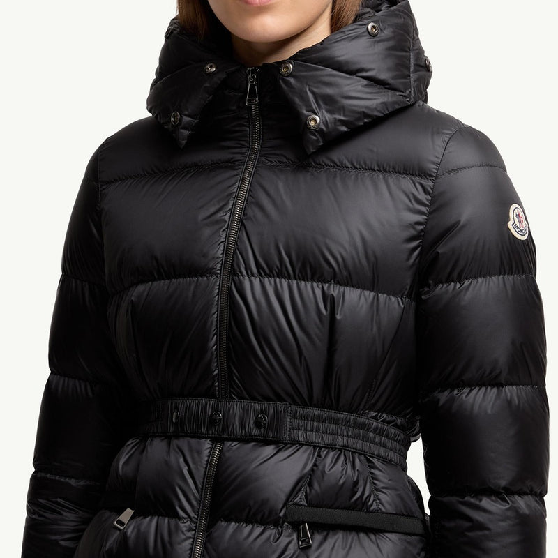 Boed Hooded Shearling-Trimmed Short Down Jacket