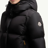Castelnou Square-Quilted Hooded Short Down Jacket