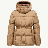 Agneux Square-Quilted Hooded Short Down Jacket