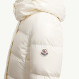 Glareins Braided Trim Hooded Short Down Jacket