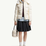 Glareins Braided Trim Hooded Short Down Jacket