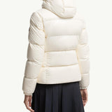 Glareins Braided Trim Hooded Short Down Jacket