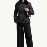 Cygne Diamond-Quilted Short Down Jacket
