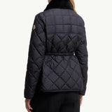 Cygne Diamond-Quilted Short Down Jacket