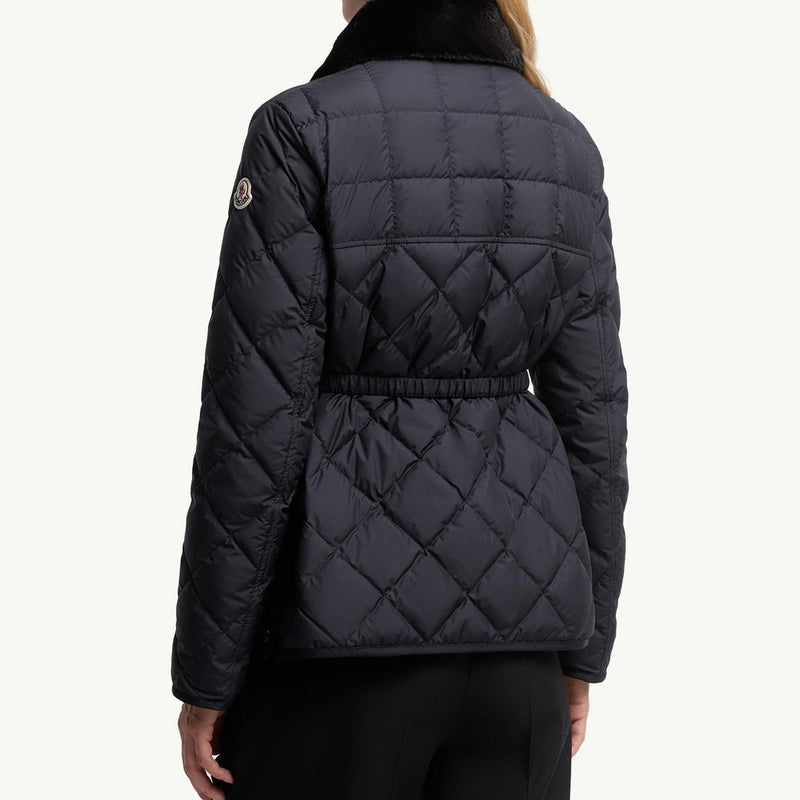 Cygne Diamond-Quilted Short Down Jacket