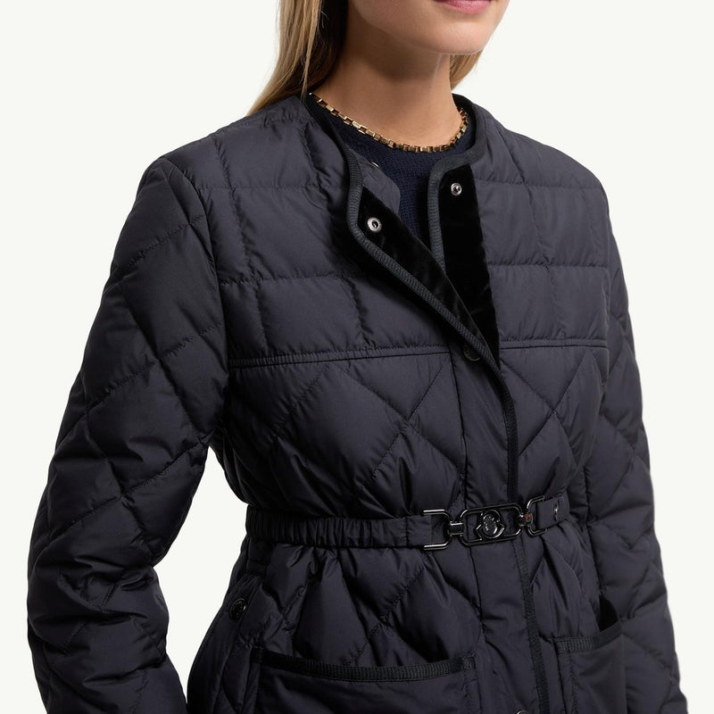 Cygne Diamond-Quilted Short Down Jacket