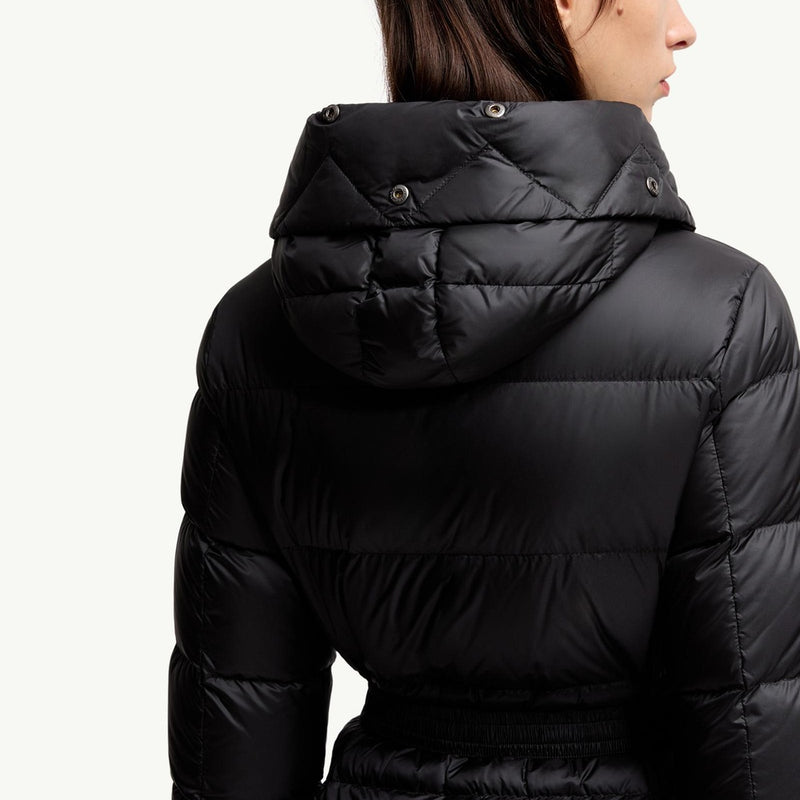 Boed Hooded Shearling-Trimmed Short Down Jacket