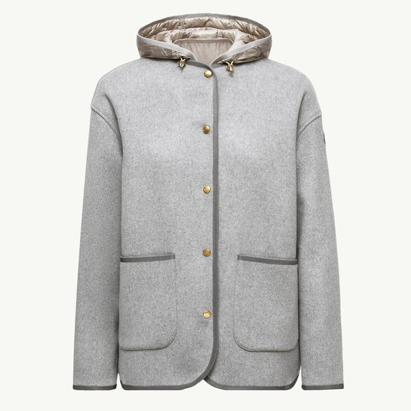 Reposse 3-in-1 Wool & Cashmere Short Down Jacket