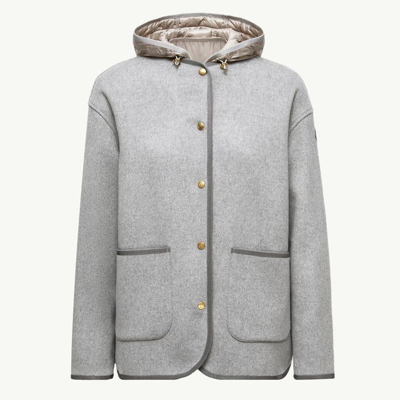 Reposse 3-in-1 Wool & Cashmere Short Down Jacket