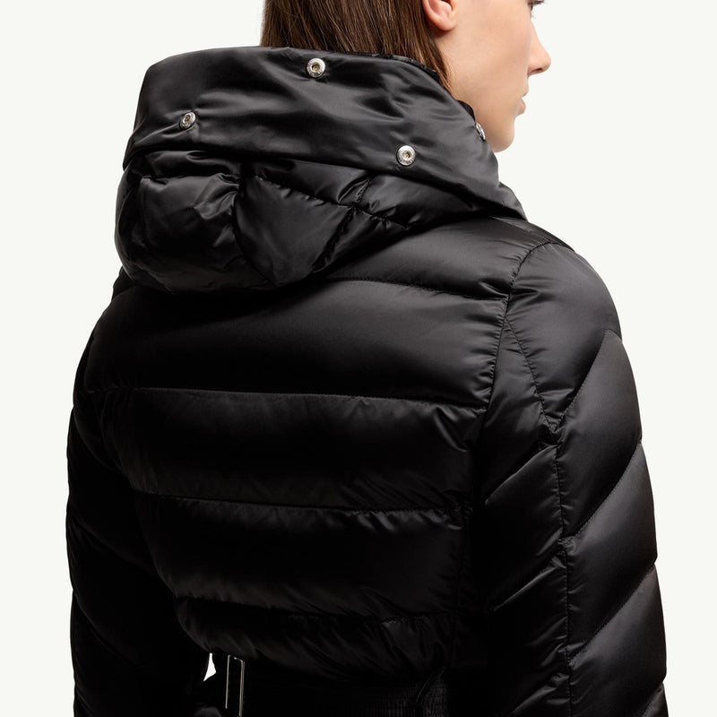 Cupidone Hooded Shearling-Trimmed Short Down Jacket