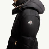 Agneux Square-Quilted Hooded Short Down Jacket