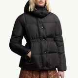 Agneux Square-Quilted Hooded Short Down Jacket