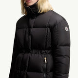 Agneux Square-Quilted Hooded Short Down Jacket