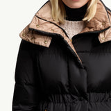 Agneux Square-Quilted Hooded Short Down Jacket