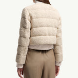 Blandy Wool Blend Bouclé Short Down Jacket