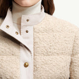 Blandy Wool Blend Bouclé Short Down Jacket