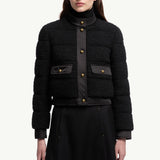 Blandy Wool Blend Bouclé Short Down Jacket