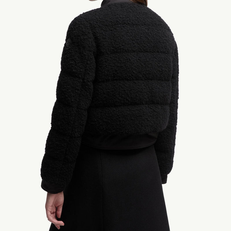 Blandy Wool Blend Bouclé Short Down Jacket