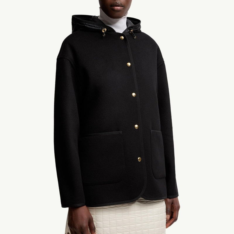Reposse 3-in-1 Wool & Cashmere Short Down Jacket