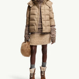 Moncler Maya 70 Hooded Short Down Jacket