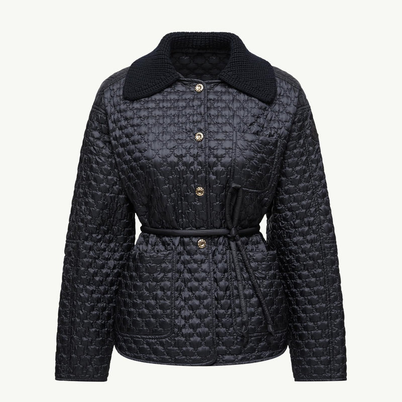 Raray Belted Short Down Jacket