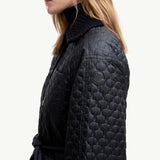 Raray Belted Short Down Jacket